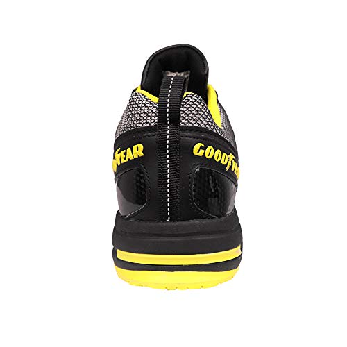 Goodyear GYSHU1502, Zapatillas de Seguridad para Hombre, Negro (Black/Yellow), 43 EU Goodyear GYSHU1502, Zapatillas de Seguridad para Hombre, Negro (Black/Yellow), 43 EU