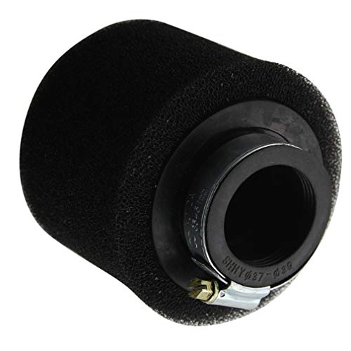 GOOFIT Filtro de Aire Esponja Moto 38mm Vertical Universal Pit Bike para 47cc 49cc 50cc Motocross Ciclomotor Pocket Bike Scooter Quad Negro GOOFIT Filtro de Aire Esponja Moto 38mm Vertical Universal Pit Bike para 47cc 49cc 50cc Motocross Ciclomotor Pocket Bike Scooter Quad Negro