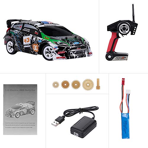 Goolsky WLtoys Coche RC K989 1/28 RC Drift Car 2.4G 30KM / H Alta Velocidad RC Car 4WD RC Race Car RC Sport Racing Drift Car Regalo para Niños