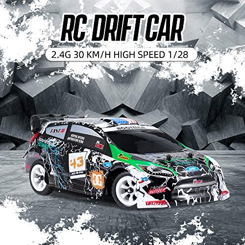 Goolsky WLtoys Coche RC K989 1/28 RC Drift Car 2.4G 30KM / H Alta Velocidad RC Car 4WD RC Race Car RC Sport Racing Drift Car Regalo para Niños