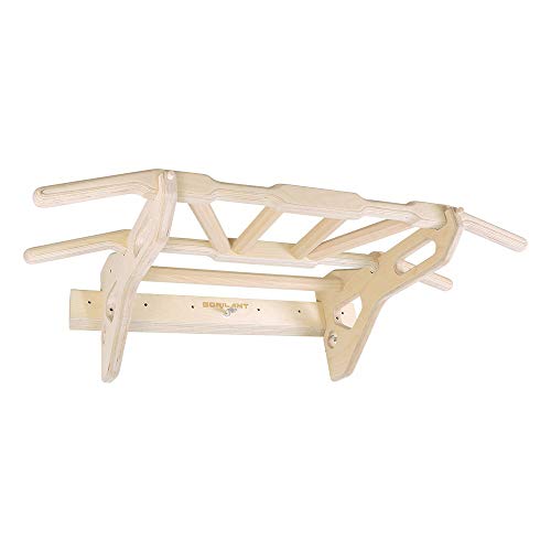 Gorilant®- Barra de Dominadas, Pulls up Bar, Múltiples agarres, hasta 130kg, Workout, se desmonta de la Pared Gorilant®- Barra de Dominadas, Pulls up Bar, Múltiples agarres, hasta 130kg, Workout, se desmonta de la Pared