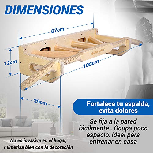 Gorilant - Barra de Dominadas Titan Pared sobre Puerta, Pulls up Bar, Múltiples agarres| Montaje Fácil | Antideslizante | hasta 130 kg Gorilant - Barra de Dominadas Titan Pared sobre Puerta, Pulls up Bar, Múltiples agarres| Montaje Fácil | Antideslizante | hasta 130 kg