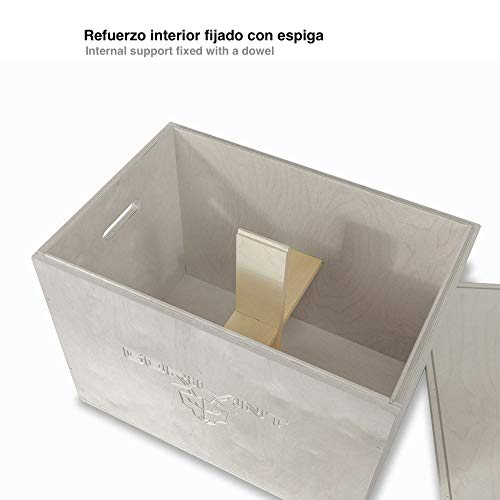 Gorilant - Cajon Pliometrico Madera de Abedul BB, Entrenamiento Crossfit, Plyo Box, cajón para Saltos, tamaño S, M, L (Cajon L 76x60x50) Gorilant - Cajon Pliometrico Madera de Abedul BB, Entrenamiento Crossfit, Plyo Box, cajón para Saltos, tamaño S, M, L (Cajon L 76x60x50)
