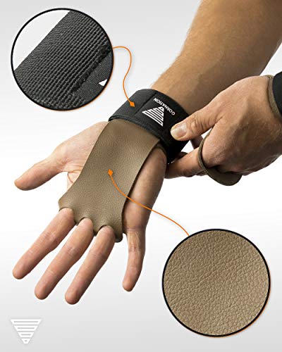 GORNATION Pull Up Grips y muñequera para protección de Manos, Wodies, Guantes para calistenia, Crossfit y Gimnasia GORNATION Pull Up Grips y muñequera para protección de Manos, Wodies, Guantes para calistenia, Crossfit y Gimnasia