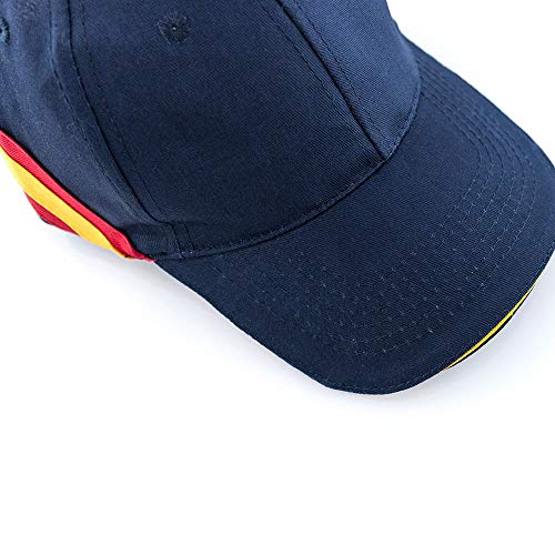 GORRA AZUL MARINO BANDERA DE ESPAÑA REGULABLE PADEL GOLF