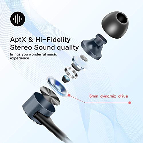 gorsun Auriculares Bluetooth 5.0, Auriculares Deportivos Impermeables IPX5, Auriculares inalámbricos magnéticos en la Oreja, 48 Horas de Tiempo de Juego Micrófono Deportivo con micrófono gorsun Auriculares Bluetooth 5.0, Auriculares Deportivos Impermeables IPX5, Auriculares inalámbricos magnéticos en la Oreja, 48 Horas de Tiempo de Juego Micrófono Deportivo con micrófono