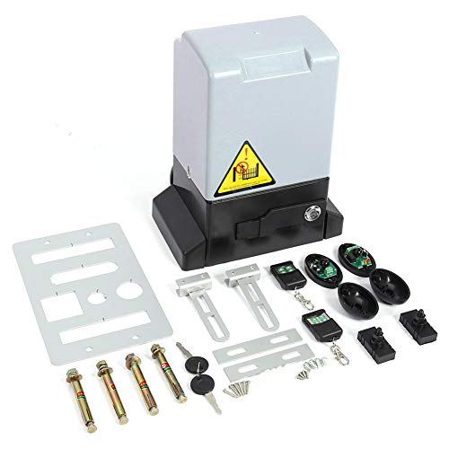 GOTOTP Kit de abridor de Puerta corredera automático Ajustable de 2000KG y 750w con Sonda de Sensor Infrarrojo Protección de la Temperatura Diseño de Apertura Manual (Motor) GOTOTP Kit de abridor de Puerta corredera automático Ajustable de 2000KG y 750w con Sonda de Sensor Infrarrojo Protección de la Temperatura Diseño de Apertura Manual (Motor)
