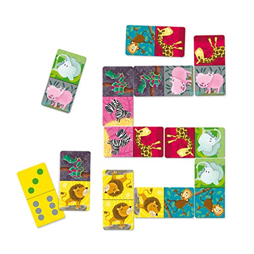 Goula DOMINO ANIMALES SELVA 28 PIEZAS, color surtido (Diset 53416) Goula DOMINO ANIMALES SELVA 28 PIEZAS, color surtido (Diset 53416)