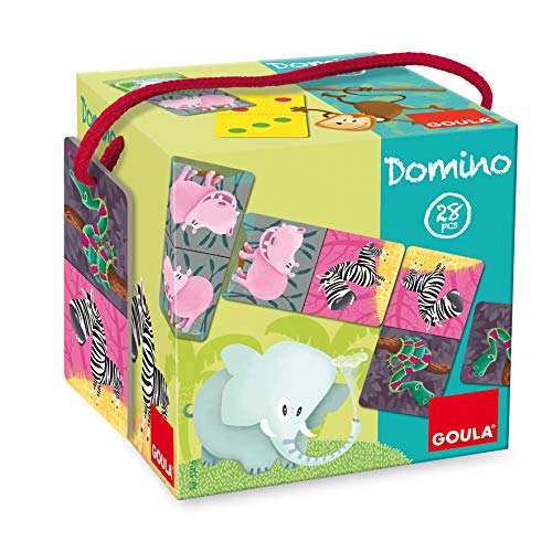 Goula DOMINO ANIMALES SELVA 28 PIEZAS, color surtido (Diset 53416) Goula DOMINO ANIMALES SELVA 28 PIEZAS, color surtido (Diset 53416)