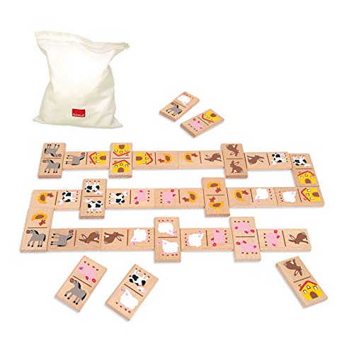 Goula- Granja Juego Dominó, 28 Piezas, Multicolor, 2+ (50267) Goula- Granja Juego Dominó, 28 Piezas, Multicolor, 2+ (50267)