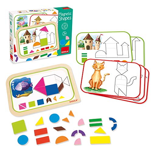 Goula - Magnetic Shapes - Juego preescolar de imanes a partir de 3 años Goula - Magnetic Shapes - Juego preescolar de imanes a partir de 3 años
