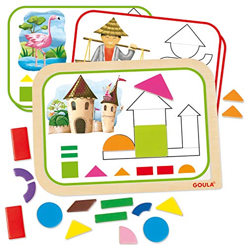 Goula - Magnetic Shapes - Juego preescolar de imanes a partir de 3 años