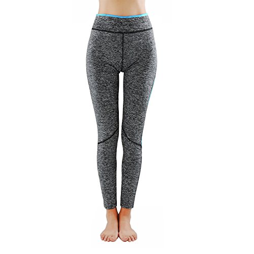GoVIA L&K-II Leggins para Damas Pantalones Deportivos Largos para Training Running Yoga Fitness Transpirables con Cintura Alta 4113 Azul L/XL GoVIA L&K-II Leggins para Damas Pantalones Deportivos Largos para Training Running Yoga Fitness Transpirables con Cintura Alta 4113 Azul L/XL