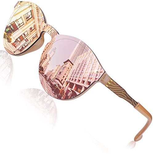 GQUEEN Futurista Sin Marco Redondas Gafas de Sol Protector Reflexivo Espejo Anteojos para Hombre Mujer MEO5 GQUEEN Futurista Sin Marco Redondas Gafas de Sol Protector Reflexivo Espejo Anteojos para Hombre Mujer MEO5