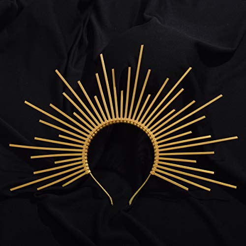 GRACEART Diadema Halo Crown Sunburst Mujeres Partido Accesorio para el pelo Banda Tiara (Style-C) GRACEART Diadema Halo Crown Sunburst Mujeres Partido Accesorio para el pelo Banda Tiara (Style-C)