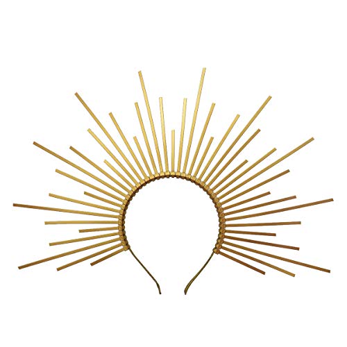 GRACEART Diadema Halo Crown Sunburst Mujeres Partido Accesorio para el pelo Banda Tiara (Style-C) GRACEART Diadema Halo Crown Sunburst Mujeres Partido Accesorio para el pelo Banda Tiara (Style-C)