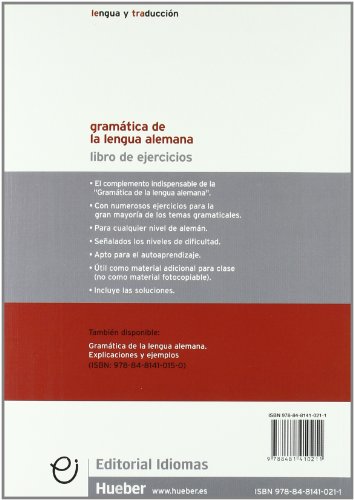 GRAMATICA LENGUA ALEMANA ejercicios (Gramatica Aleman) GRAMATICA LENGUA ALEMANA ejercicios (Gramatica Aleman)