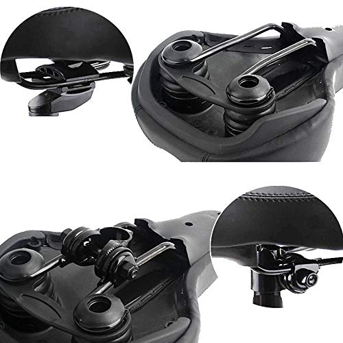 Gran Almohada Asiento de la bici, Ancho del gel suave del cojín de bicicleta de ejercicios cubierta del asiento, ancho de la espuma del amortiguador de asiento de la bicicleta, se ajusta a Crucero, bi Gran Almohada Asiento de la bici, Ancho del gel suave del cojín de bicicleta de ejercicios cubierta del asiento, ancho de la espuma del amortiguador de asiento de la bicicleta, se ajusta a Crucero, bi