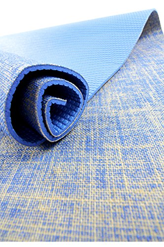 Gran antideslizante Yoga Mat grueso yute Eco Con Correa Por Sundried® Gran antideslizante Yoga Mat grueso yute Eco Con Correa Por Sundried®