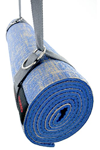 Gran antideslizante Yoga Mat grueso yute Eco Con Correa Por Sundried®