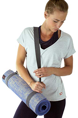 Gran antideslizante Yoga Mat grueso yute Eco Con Correa Por Sundried® Gran antideslizante Yoga Mat grueso yute Eco Con Correa Por Sundried®