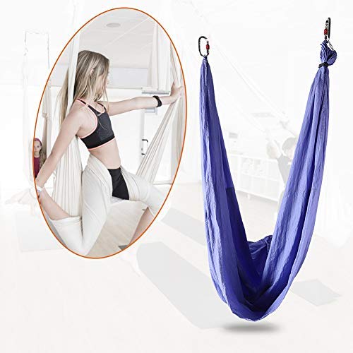 Gran rodamiento Aéreo Trapeze Hamaca Columpio Ultra Fuerte para Yoga Pilates Cuerpo estirando Danza aérea(Púrpura)