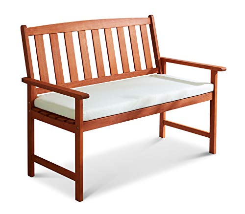 GRASEKAMP Qualität seit 1972 10034 GRASEKAMP Calidad Desde 1972 Milano jardín Natural con Cojines, Madera, Banco de Parque, Naturaleza, 120 x 67 x 90 cm GRASEKAMP Qualität seit 1972 10034 GRASEKAMP Calidad Desde 1972 Milano jardín Natural con Cojines, Madera, Banco de Parque, Naturaleza, 120 x 67 x 90 cm