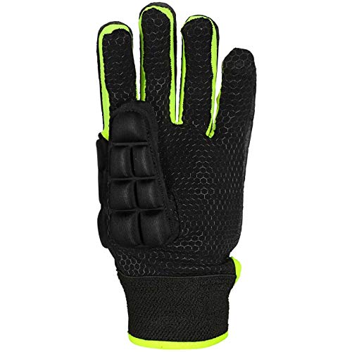 GRAYS International Pro Guante de Hockey, Unisex Adulto, Negro/Amarillo flúor, S GRAYS International Pro Guante de Hockey, Unisex Adulto, Negro/Amarillo flúor, S