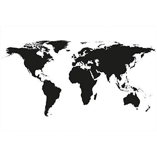 GREAT ART Mural de Pared – Mapa Mundial en Blanco y Negro – Mapa Continentes Mapa del Mundo Globo Tierra Geografía Mundial Foto Papel Pintado Y Tapiz Y Decoración (210 x 140 cm) GREAT ART Mural de Pared – Mapa Mundial en Blanco y Negro – Mapa Continentes Mapa del Mundo Globo Tierra Geografía Mundial Foto Papel Pintado Y Tapiz Y Decoración (210 x 140 cm)
