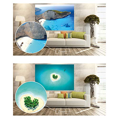 GREAT ART Set de 2 Posters XXL - Islas de ensueño - Zakynthos corazón Isla Playa trópicos Grecia Amor naufragio mar Naturaleza Pared decoración Foto póster de Pared (140 x 100 cm)