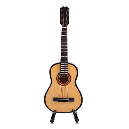 Greatangle MG-245 Mini Venta de Adornos Musicales Guitarra Miniatura Artesanal de Madera para el hogar Accesorios de decoración Hermosa Greatangle MG-245 Mini Venta de Adornos Musicales Guitarra Miniatura Artesanal de Madera para el hogar Accesorios de decoración Hermosa