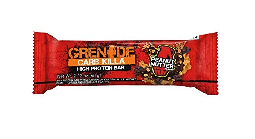 Grenade - Barra de proteína carbohidratos Killa cacahuete Nutter - 12 Bares