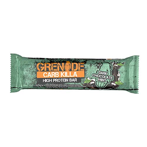 Grenade Carb Killa Dark Chocolate Mint - 12 Barras Grenade Carb Killa Dark Chocolate Mint - 12 Barras