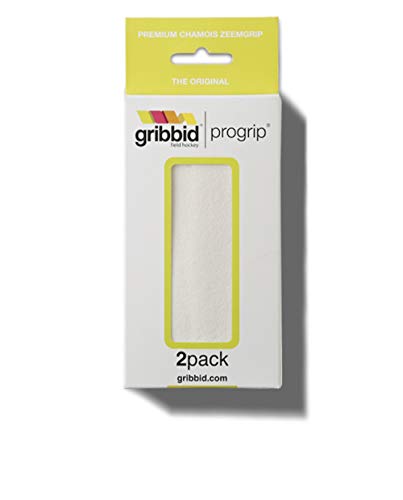 Gribbid® Progrip 2Pack Hockey Hierba - Agarre de hockey - Blanco - Palos de Hockey