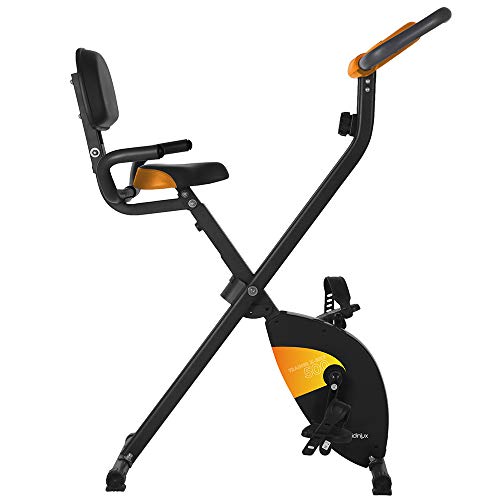 gridinlux. Trainer X-Bike 500. Bicicleta estática Magnética Plegable, Doble Agarre, Pulsómetro, Pantalla LCD, Resistencia 8 Niveles de Intensidad, Altura Regulable, Sillín Extra Confort gridinlux. Trainer X-Bike 500. Bicicleta estática Magnética Plegable, Doble Agarre, Pulsómetro, Pantalla LCD, Resistencia 8 Niveles de Intensidad, Altura Regulable, Sillín Extra Confort