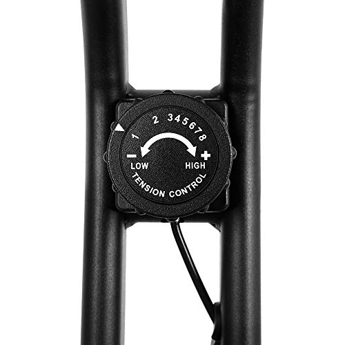 gridinlux. Trainer X-Bike 500. Bicicleta estática Magnética Plegable, Doble Agarre, Pulsómetro, Pantalla LCD, Resistencia 8 Niveles de Intensidad, Altura Regulable, Sillín Extra Confort