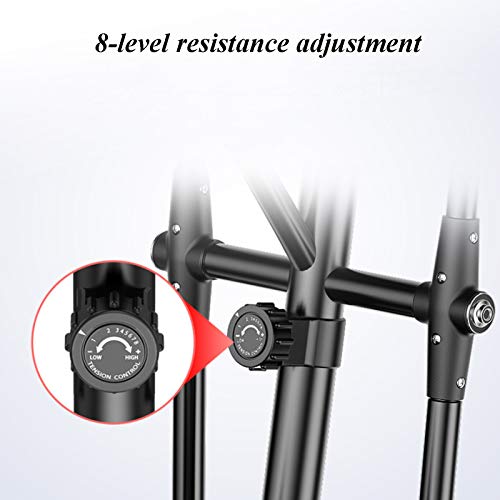 Grist CC Bicicleta Elíptica, 8 Niveles De Resistencia, Silencioso Volante De Inercia De 8Kg, Carga Máx. 150 Kg Grist CC Bicicleta Elíptica, 8 Niveles De Resistencia, Silencioso Volante De Inercia De 8Kg, Carga Máx. 150 Kg