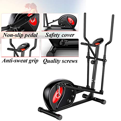 Grist CC Bicicleta Elíptica, 8 Niveles De Resistencia, Silencioso Volante De Inercia De 8Kg, Carga Máx. 150 Kg Grist CC Bicicleta Elíptica, 8 Niveles De Resistencia, Silencioso Volante De Inercia De 8Kg, Carga Máx. 150 Kg