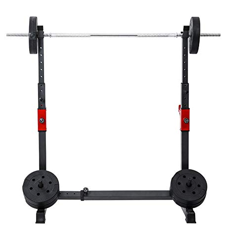 Grist CC Squat Rack Stand Levantamiento De Pesas Rack, Multifuncional Hogar Estante De Barra, Entrenamiento De Fuerza