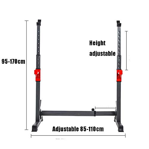 Grist CC Squat Rack Stand Levantamiento De Pesas Rack, Multifuncional Hogar Estante De Barra, Entrenamiento De Fuerza