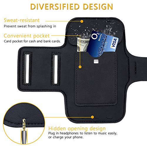 Gritin Brazalete Deportivo para Correr, Brazalete Móvil Deportivo Ajustable contra Sudor Correa de Extensión para Phone 12/12 Pro/11 Pro/Phone XS/X/Phone 8/7 y Otros Teléfonos de Menos de 6.1" Gritin Brazalete Deportivo para Correr, Brazalete Móvil Deportivo Ajustable contra Sudor Correa de Extensión para Phone 12/12 Pro/11 Pro/Phone XS/X/Phone 8/7 y Otros Teléfonos de Menos de 6.1"