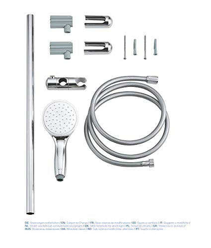 Grohe Tempesta - Conjunto de teleducha (1 chorro)y barra de ducha 600mm (Ref. 27853001) Grohe Tempesta - Conjunto de teleducha (1 chorro)y barra de ducha 600mm (Ref. 27853001)
