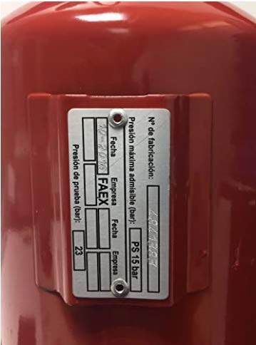 Grupo Cano Lopera | Extintor Universal Polvo Seco ABC con Capacidad de 6 Kg | Homologado | Eficacia 27A -183B | Útil para Casa - Caravana - Oficina - Restaurante | Incluye soporte Grupo Cano Lopera | Extintor Universal Polvo Seco ABC con Capacidad de 6 Kg | Homologado | Eficacia 27A -183B | Útil para Casa - Caravana - Oficina - Restaurante | Incluye soporte
