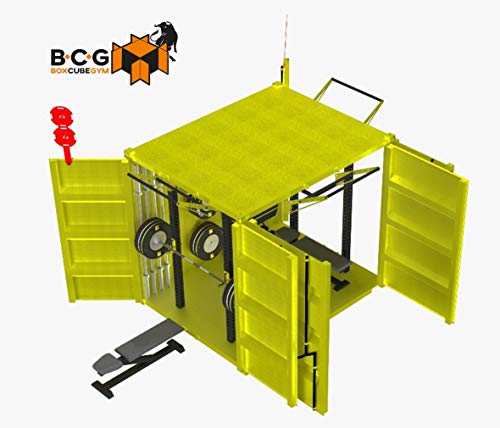 Grupo Contact Box Cube Gym, contenedor con Gimnasio Completo, fabricación española