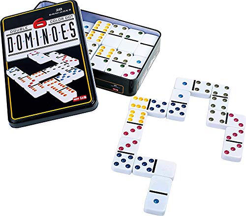 grupo fu Domino Doble 6. 28pc Dot Domino Juego de táctica - Juego de Mesa (Juego de táctica, Niños y Adultos) grupo fu Domino Doble 6. 28pc Dot Domino Juego de táctica - Juego de Mesa (Juego de táctica, Niños y Adultos)