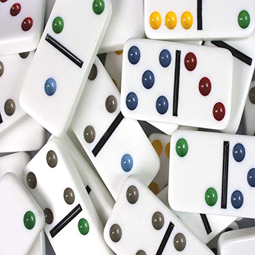 grupo fu Domino Doble 6. 28pc Dot Domino Juego de táctica - Juego de Mesa (Juego de táctica, Niños y Adultos) grupo fu Domino Doble 6. 28pc Dot Domino Juego de táctica - Juego de Mesa (Juego de táctica, Niños y Adultos)