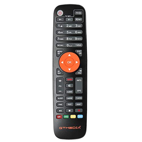 GT MEDIA V7 Pro Decodificador Satelite TDT Combo DVB-S/S2/S2X DVB-T/T2 Full HD 1080p H.265 10bit con Antena WiFi USB / CA Lector de Tarjeta, Soporte CCcam Youtube autoBiss (GT MEDIA V7 Plus Mejorada)