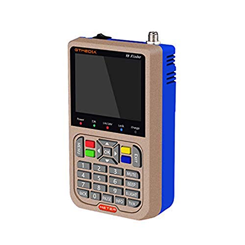GTmedia V8 Satélite Finder DVB-S/DVB-S2 Localizador Buscador de Satélite FTA Satélite Receptor TV Digital HD 3.5" LCD con Batería 3000mAh Incorporada … GTmedia V8 Satélite Finder DVB-S/DVB-S2 Localizador Buscador de Satélite FTA Satélite Receptor TV Digital HD 3.5" LCD con Batería 3000mAh Incorporada …