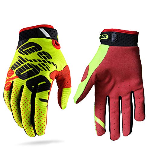 Guantes de carreras de motocross para hombres y mujeres; guantes deportivos con dedos completos en tallas S, M, L, XL y XXL Guantes de carreras de motocross para hombres y mujeres; guantes deportivos con dedos completos en tallas S, M, L, XL y XXL