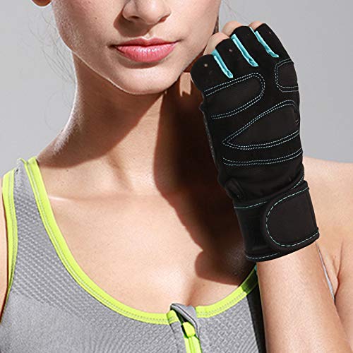 Guantes de Gimnasio para Entrenamiento, Guante de Entrenamiento para Mujeres y Hombres, Guante de Levantamiento de Pesas con Soporte para muñeca, Guantes Ropa de Gimnasio Ejercicio Fitness Culturismo